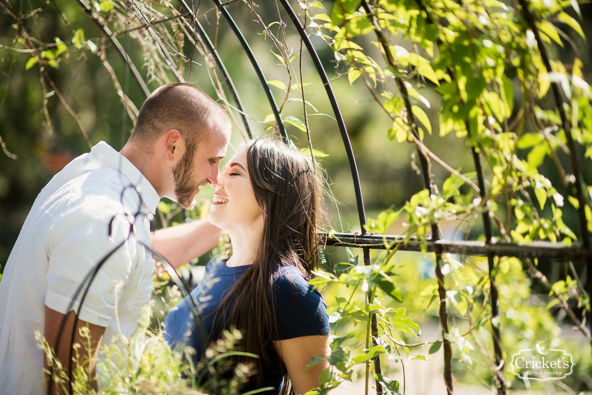 leu gardens engagement photography