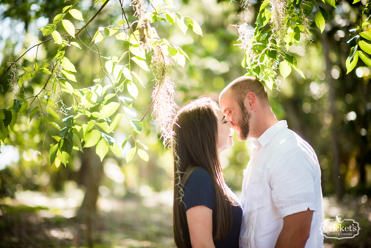 leu gardens engagement photography