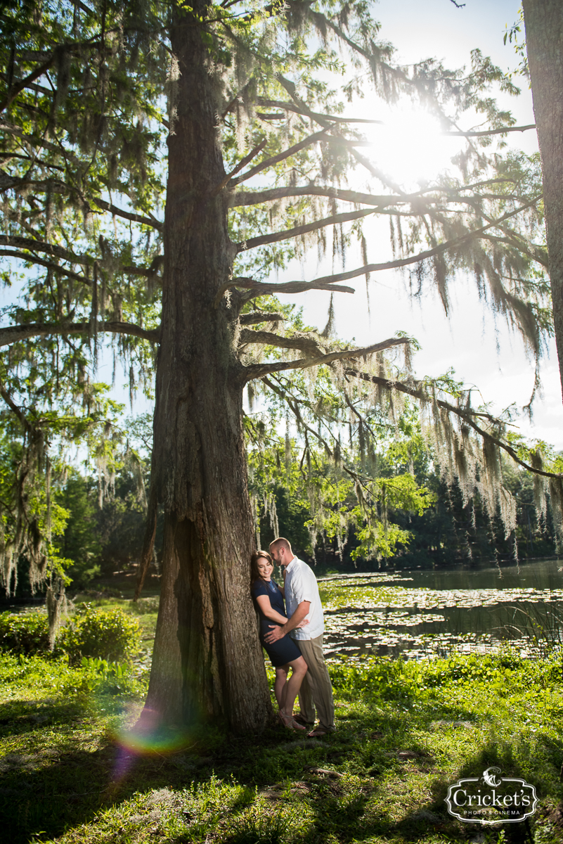 leu gardens engagement photography