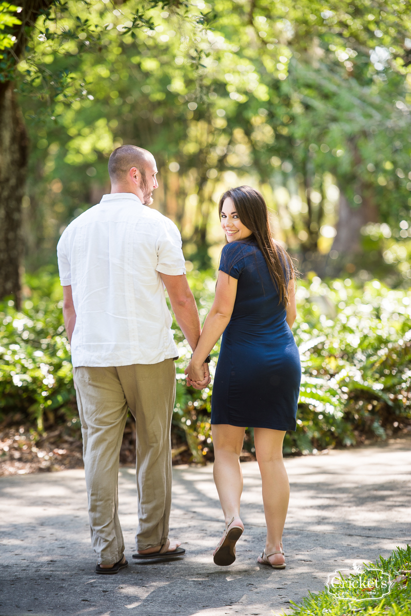 leu gardens engagement photography