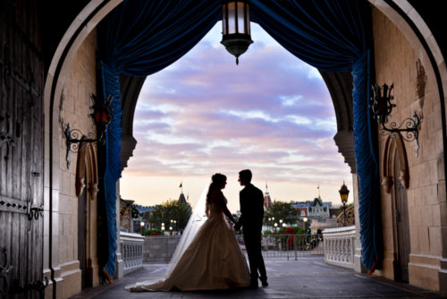 Disney wedding photography