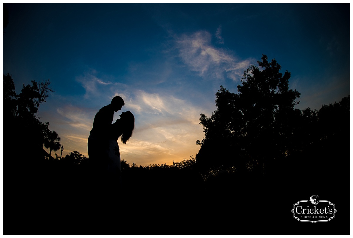 winter garden engagement photography