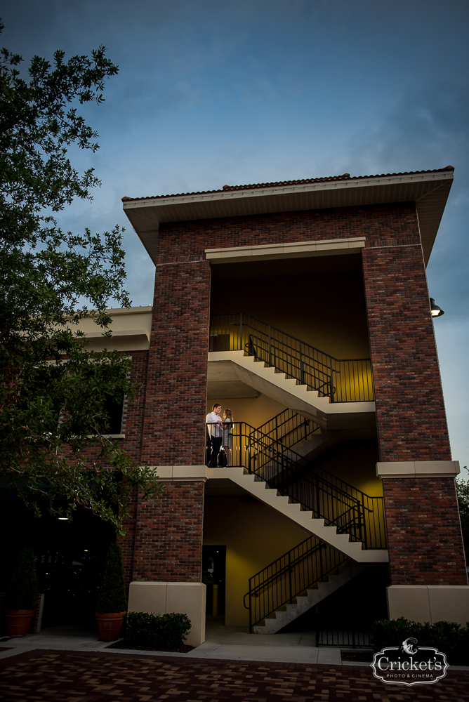 downtown winter garden engagement photography