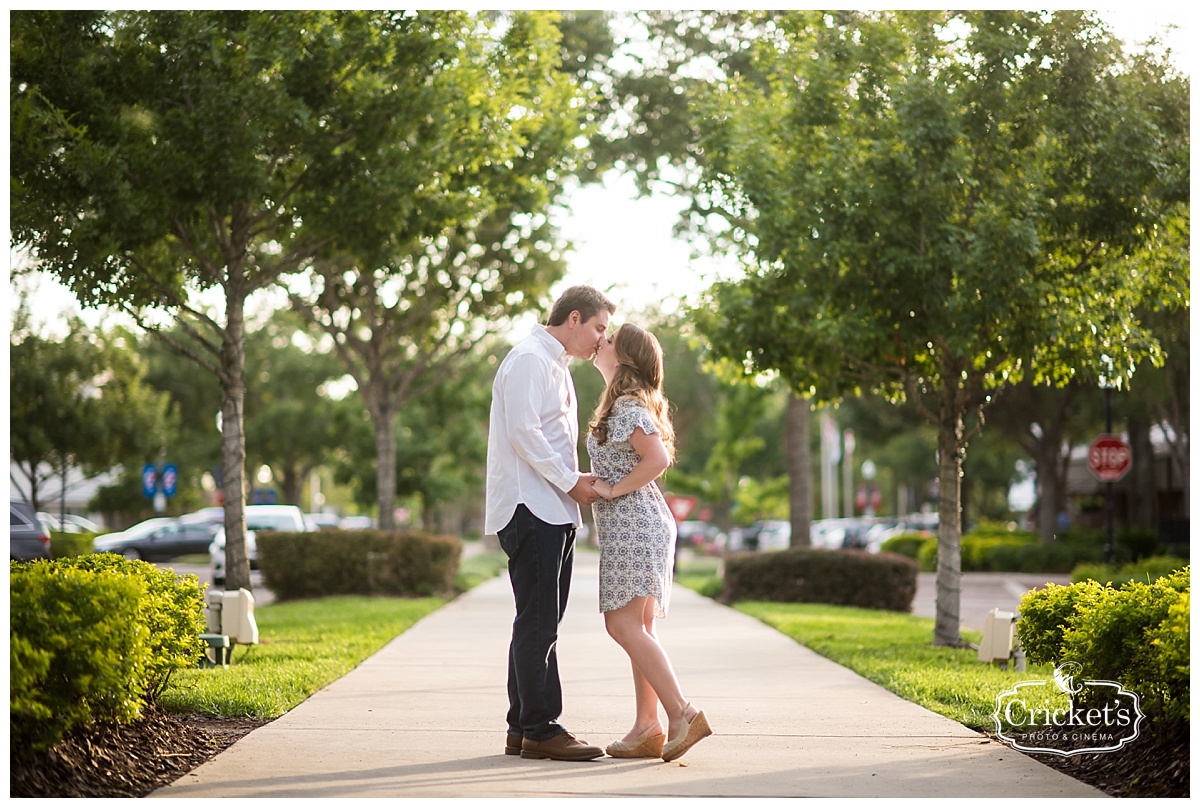 downtown winter garden engagement photography