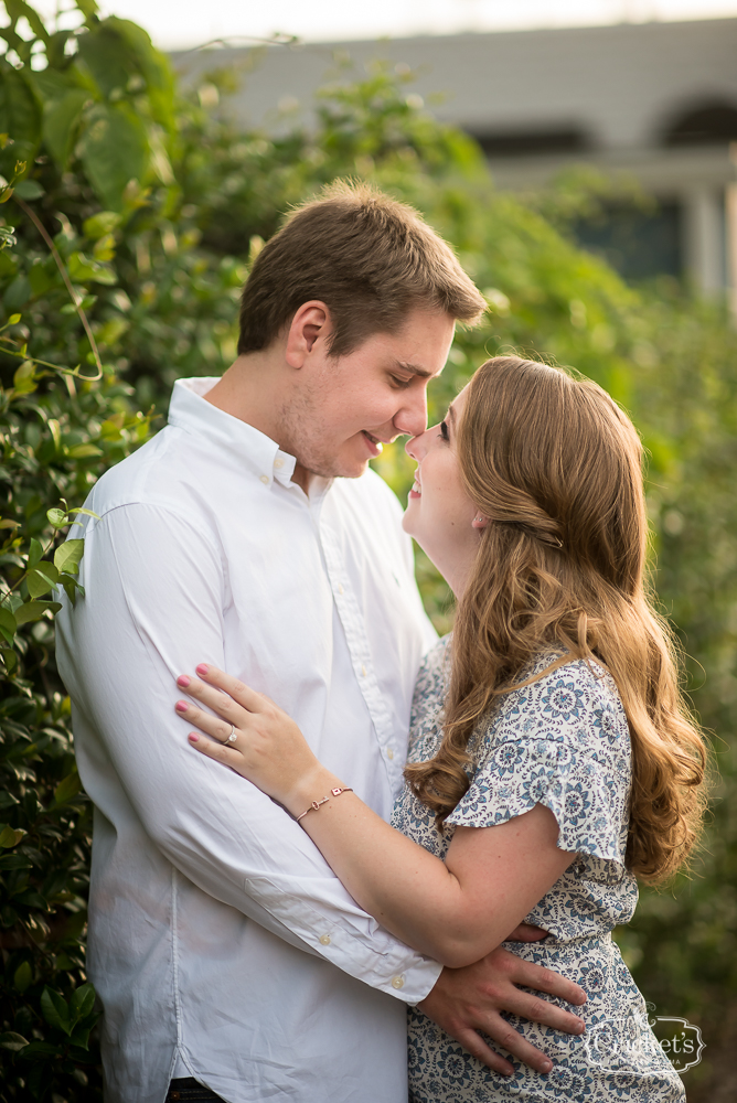 downtown winter garden engagement photography