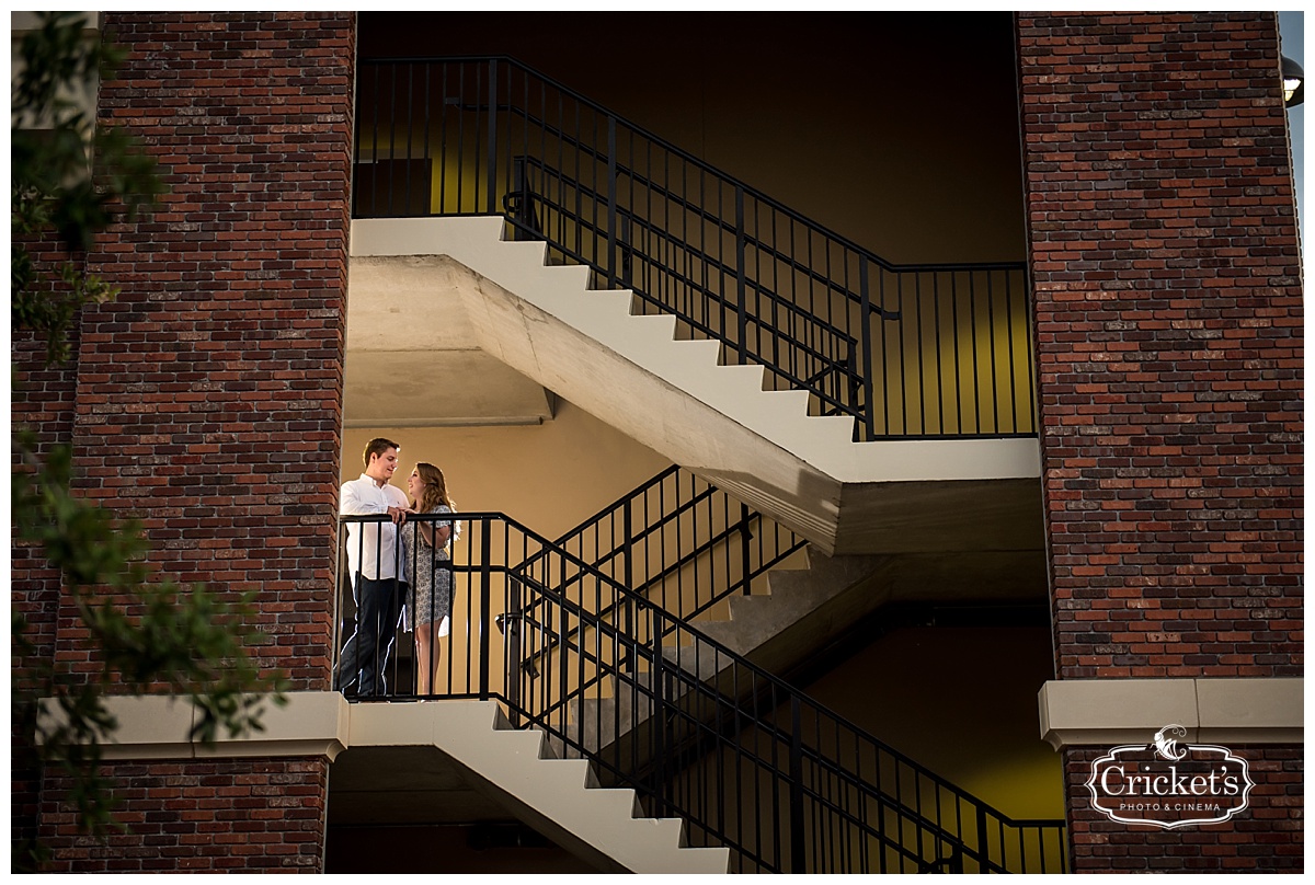 downtown winter garden engagement photography