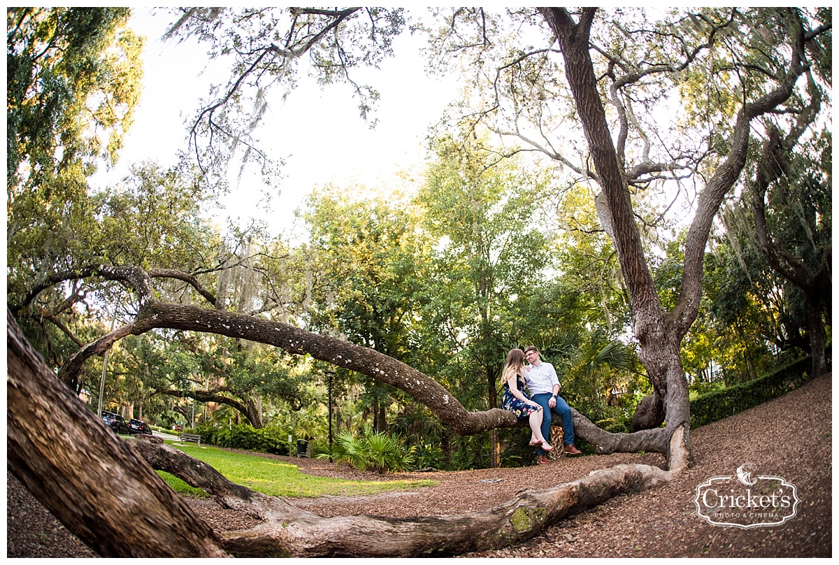 downtown orlando engagement photography