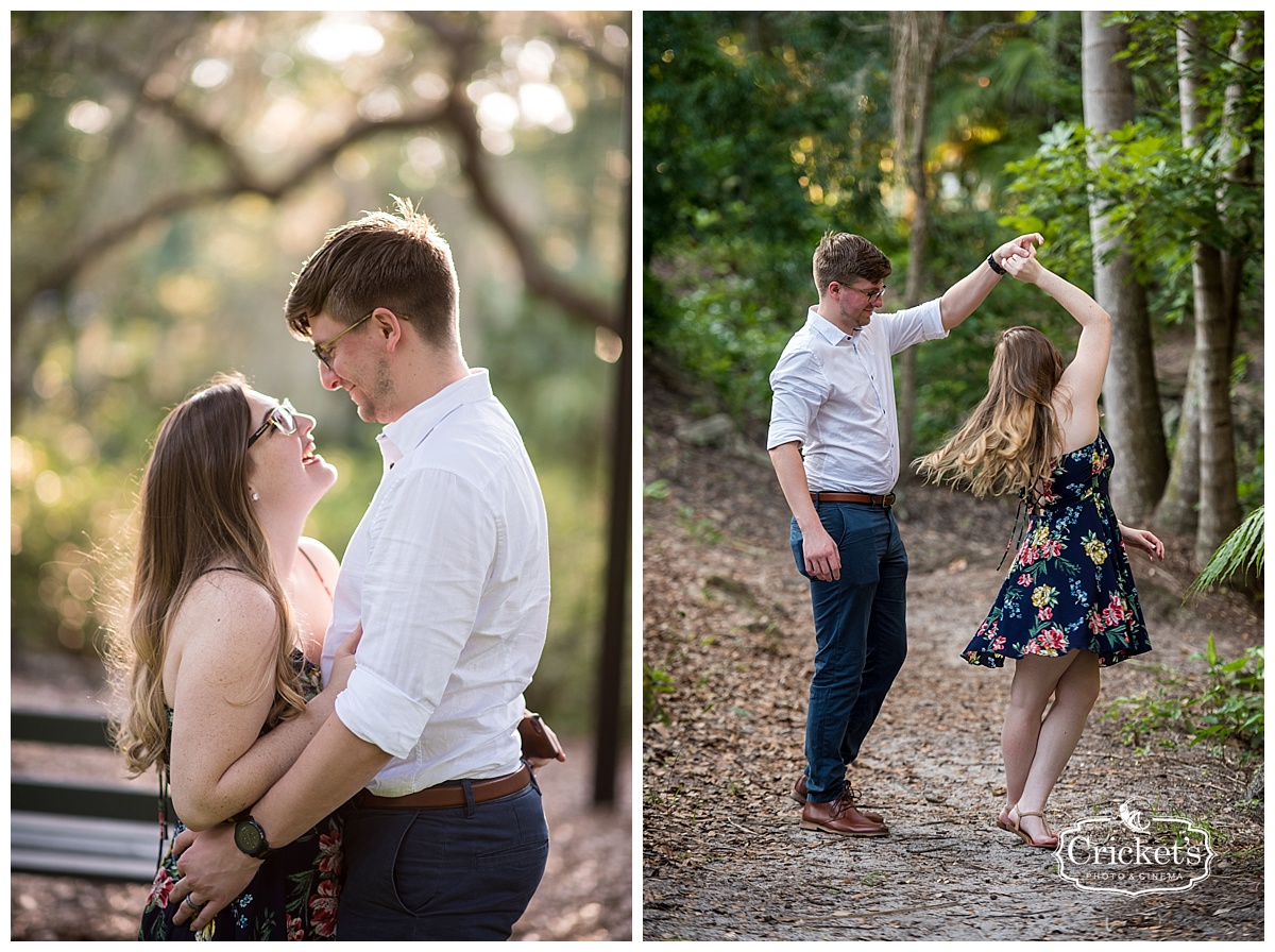 downtown orlando engagement photography