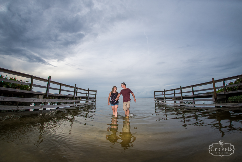 Winter Garden Engagement Photography