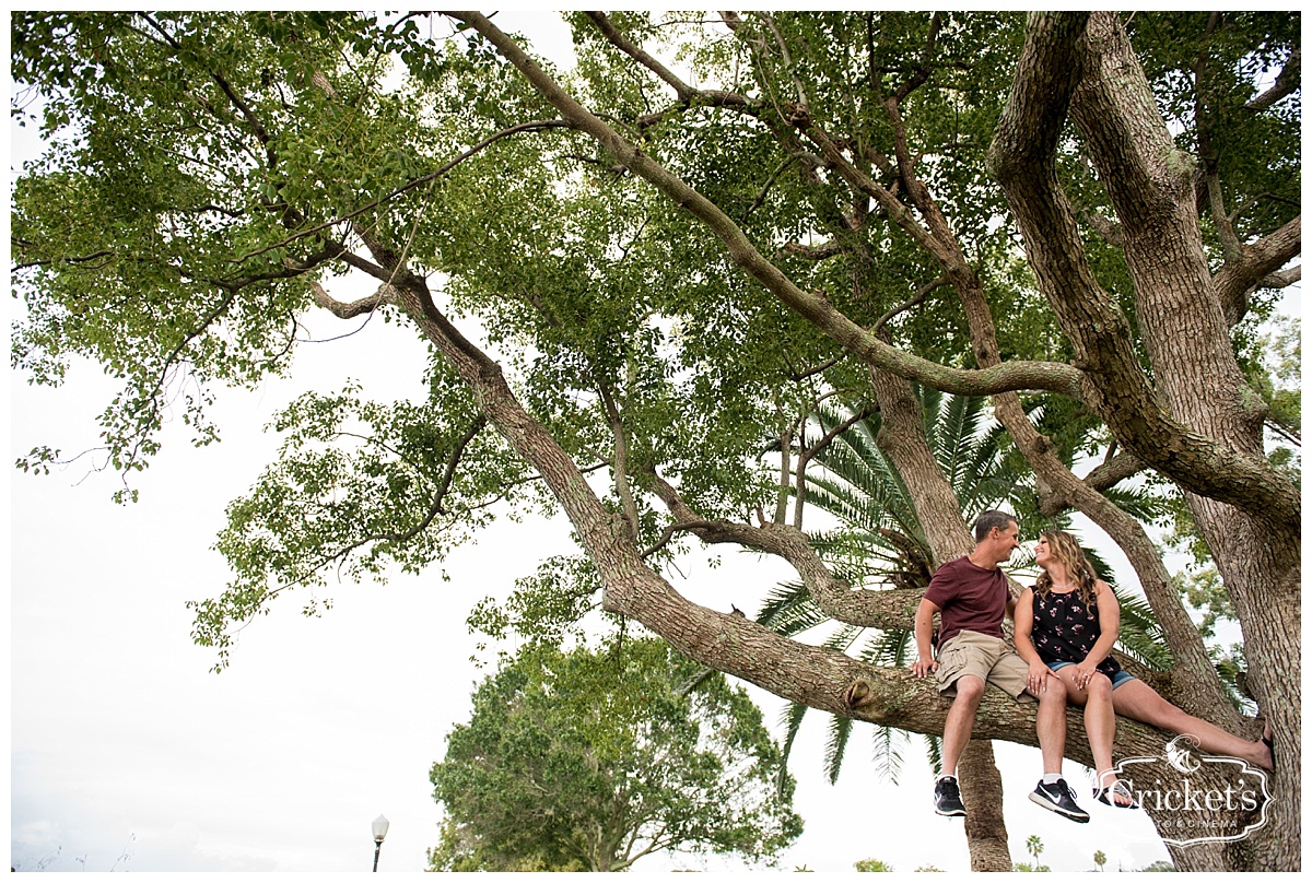 Winter Garden Engagement Photography