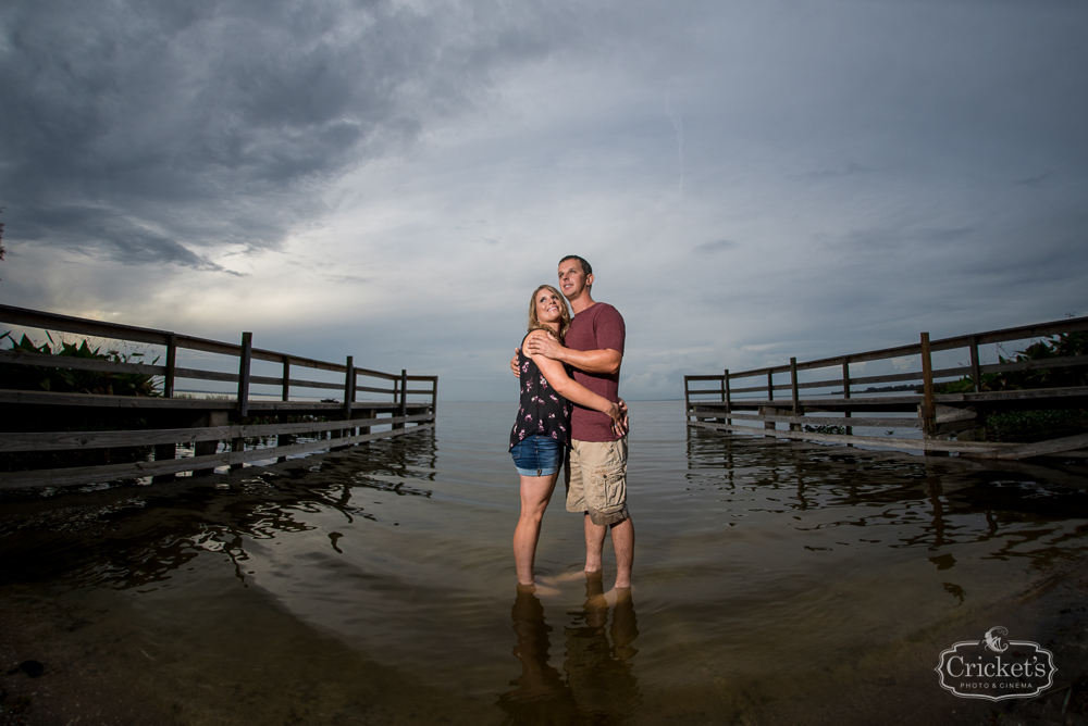 Winter Garden Engagement Photography