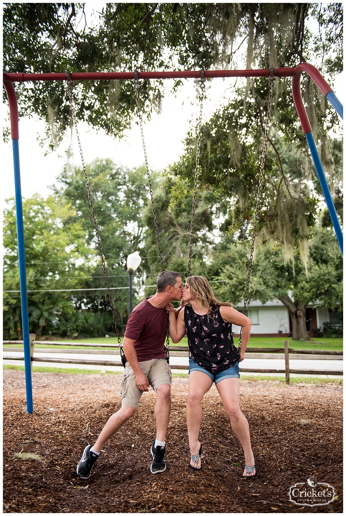 Winter Garden Engagement Photography