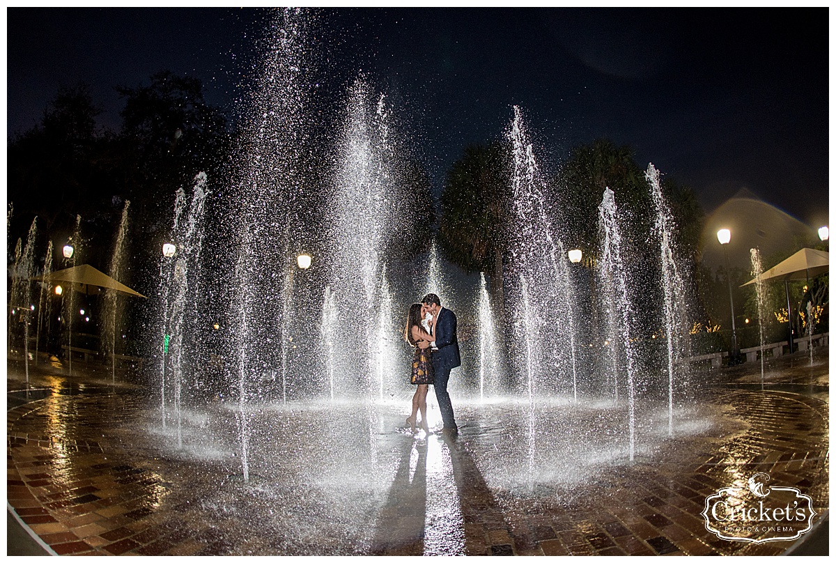 Winter Garden Engagement Photography