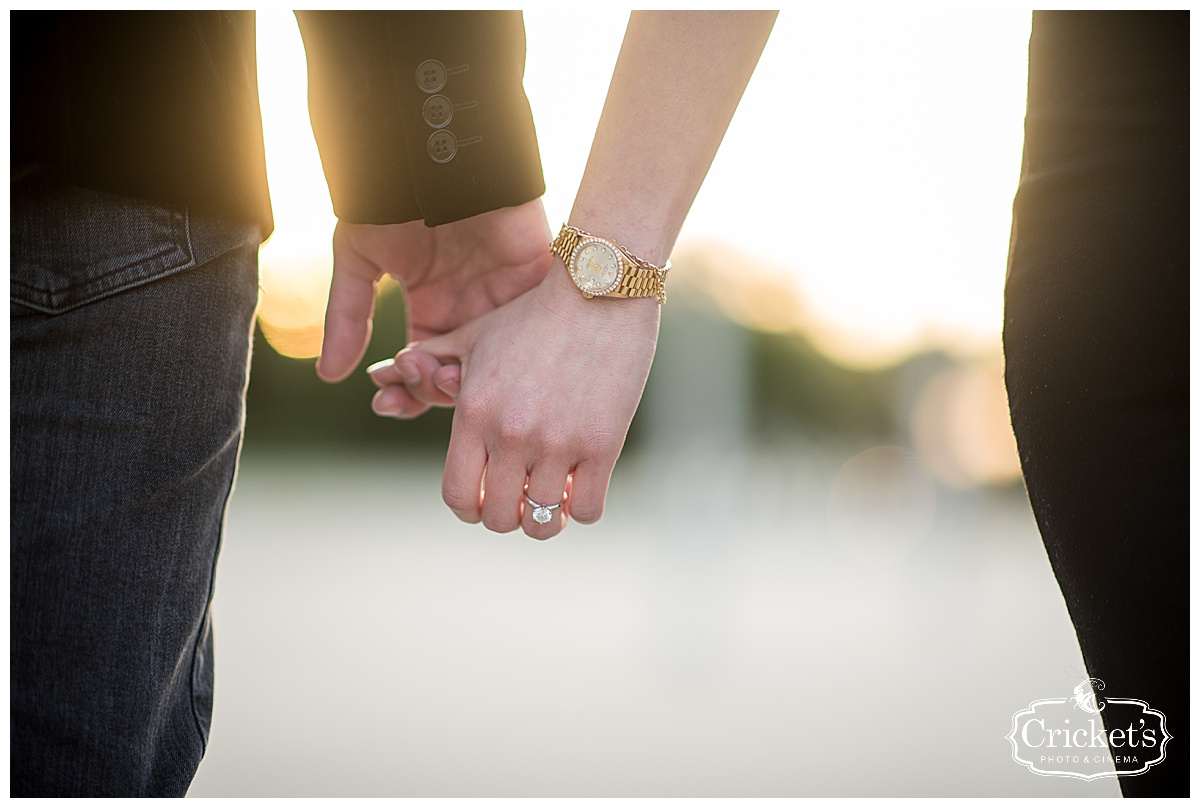 Winter Garden Engagement Photography