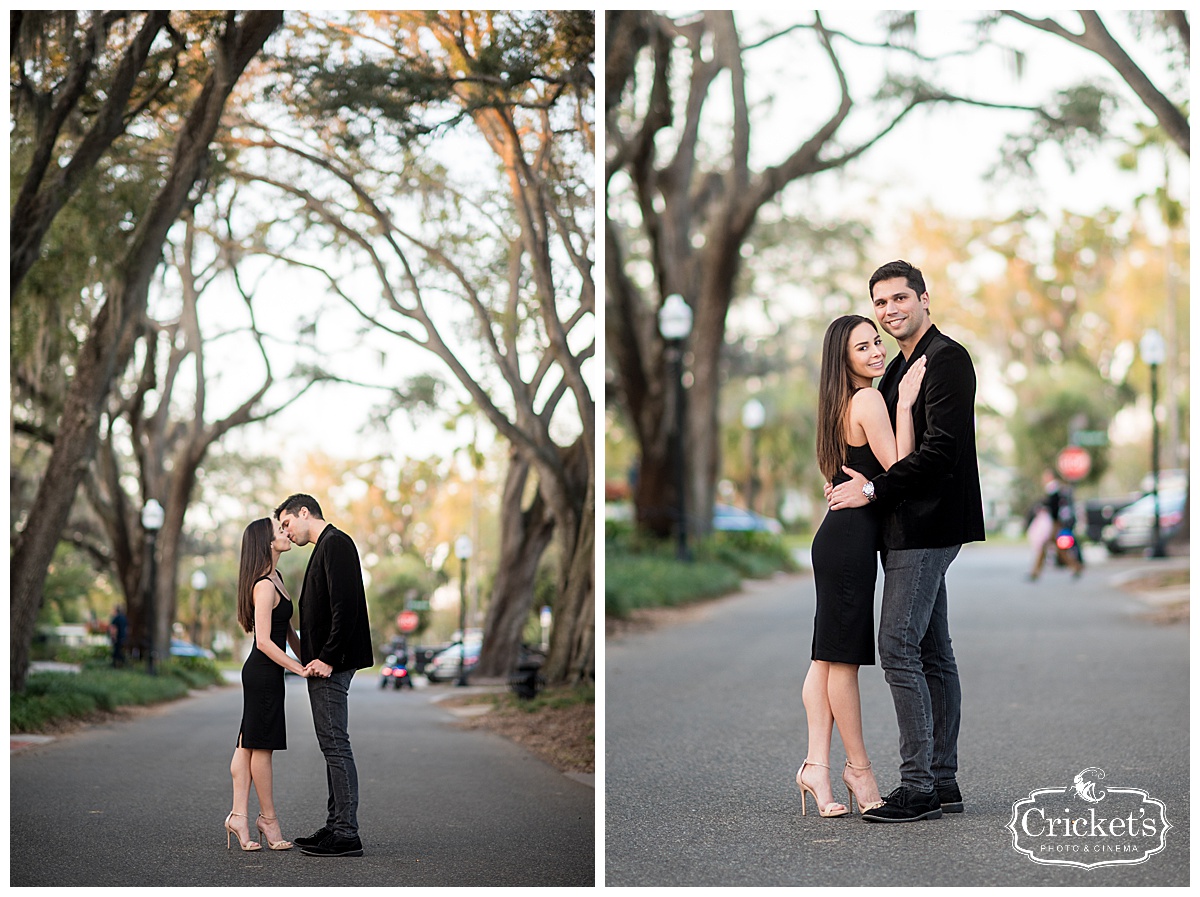 Winter Garden Engagement Photography