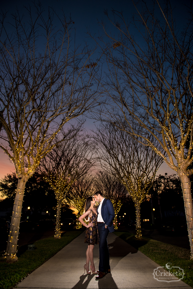 Winter Garden Engagement Photography