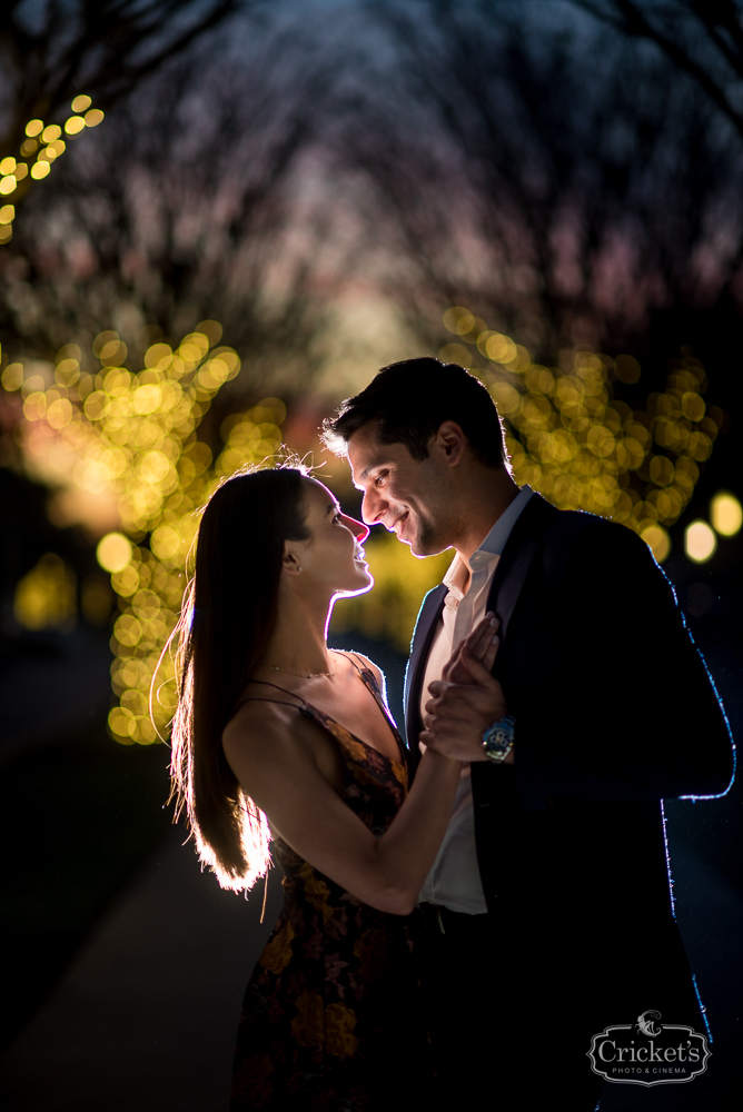 Winter Garden Engagement Photography