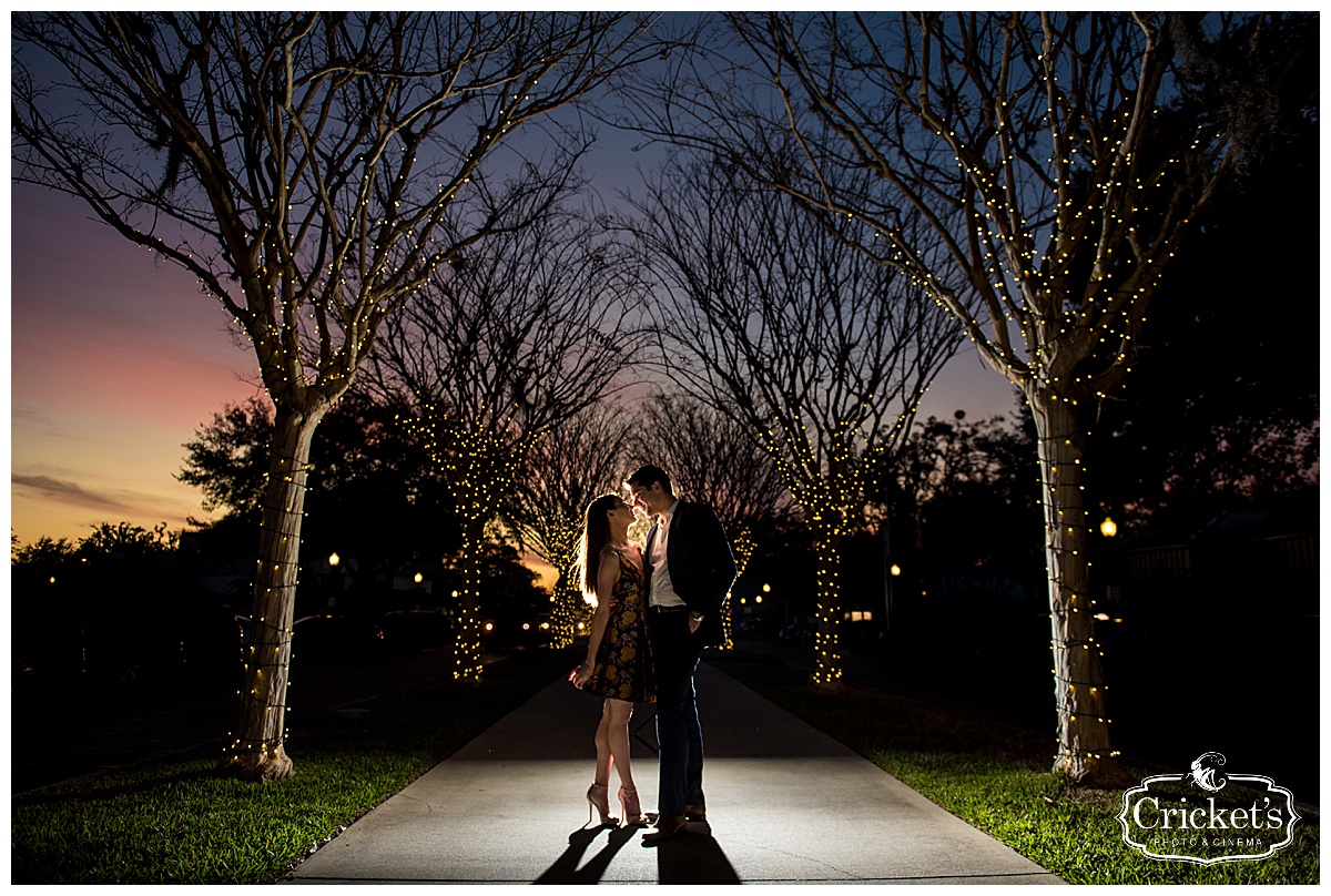 Winter Garden Engagement Photography