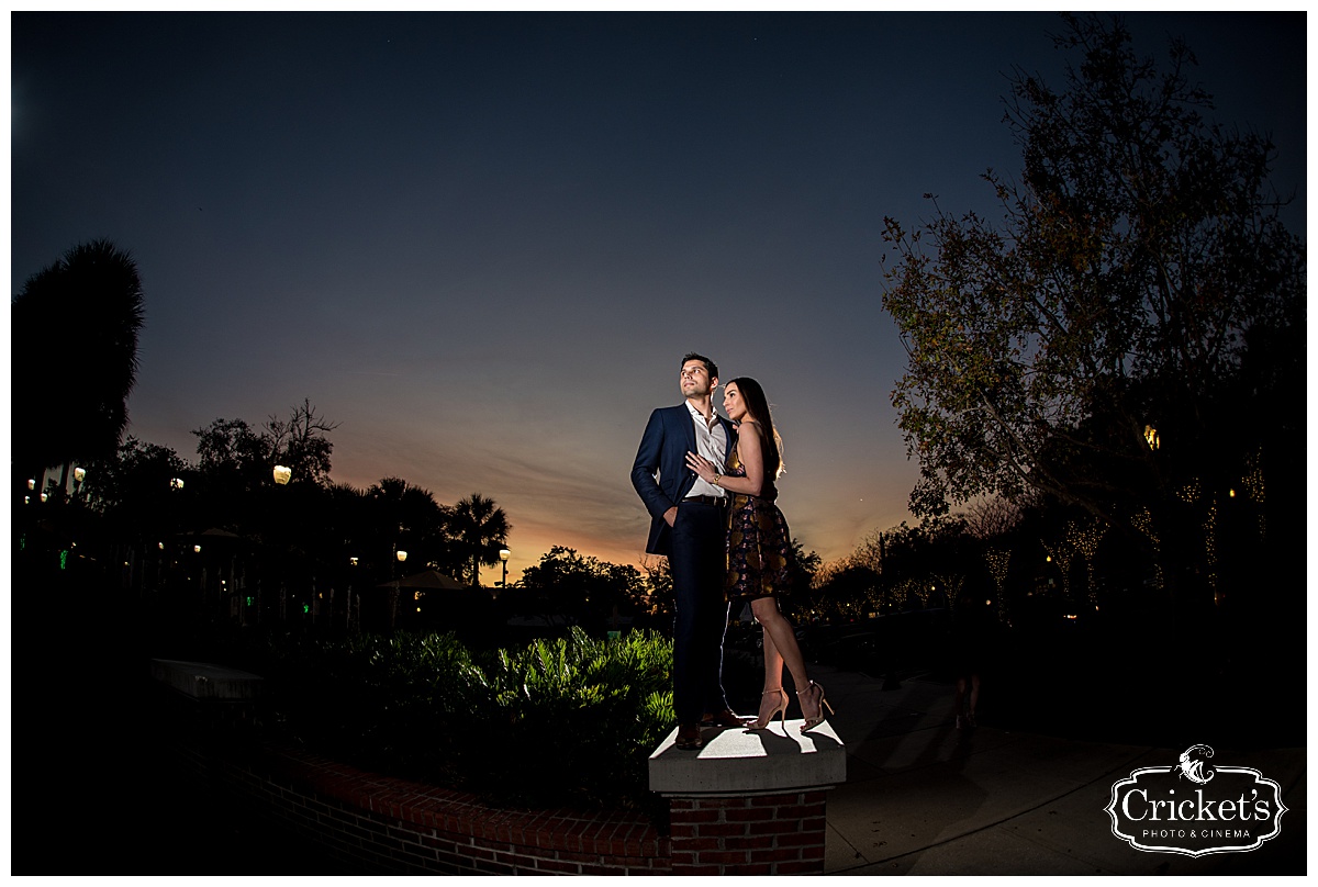 Winter Garden Engagement Photography