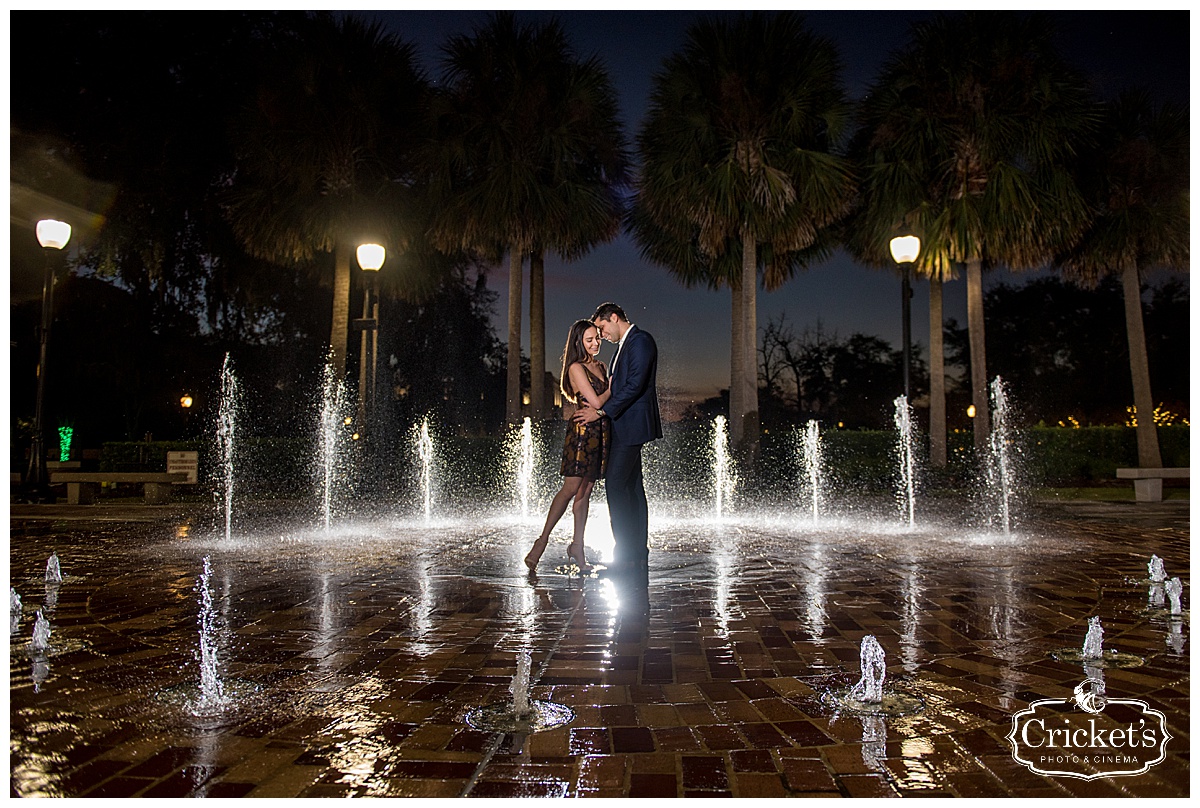 Winter Garden Engagement Photography