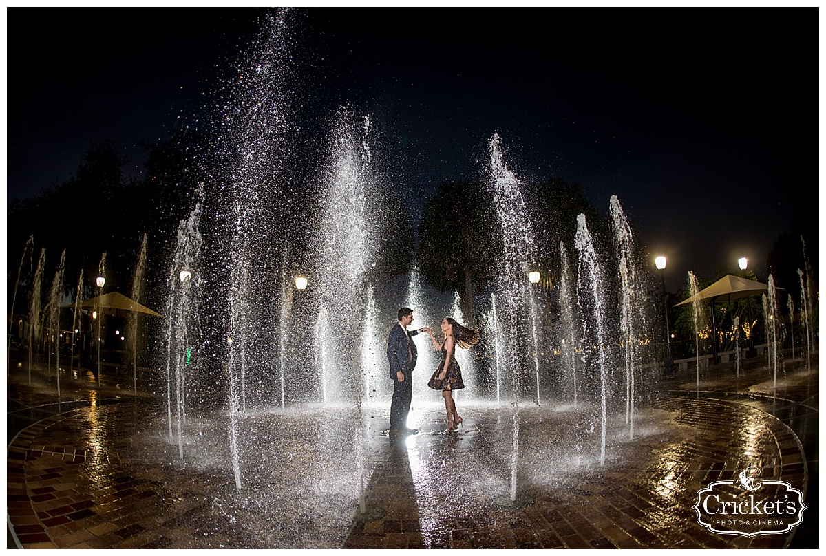 Winter Garden Engagement Photography