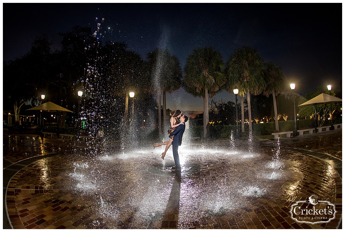 Winter Garden Engagement Photography