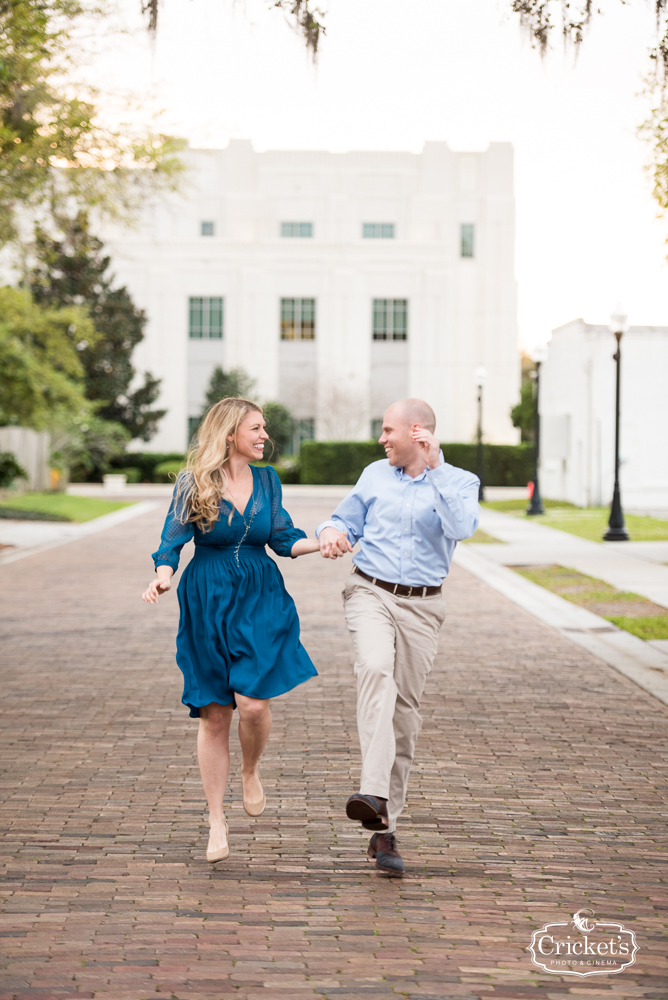 Downtown Winter Garden Engagement Photography