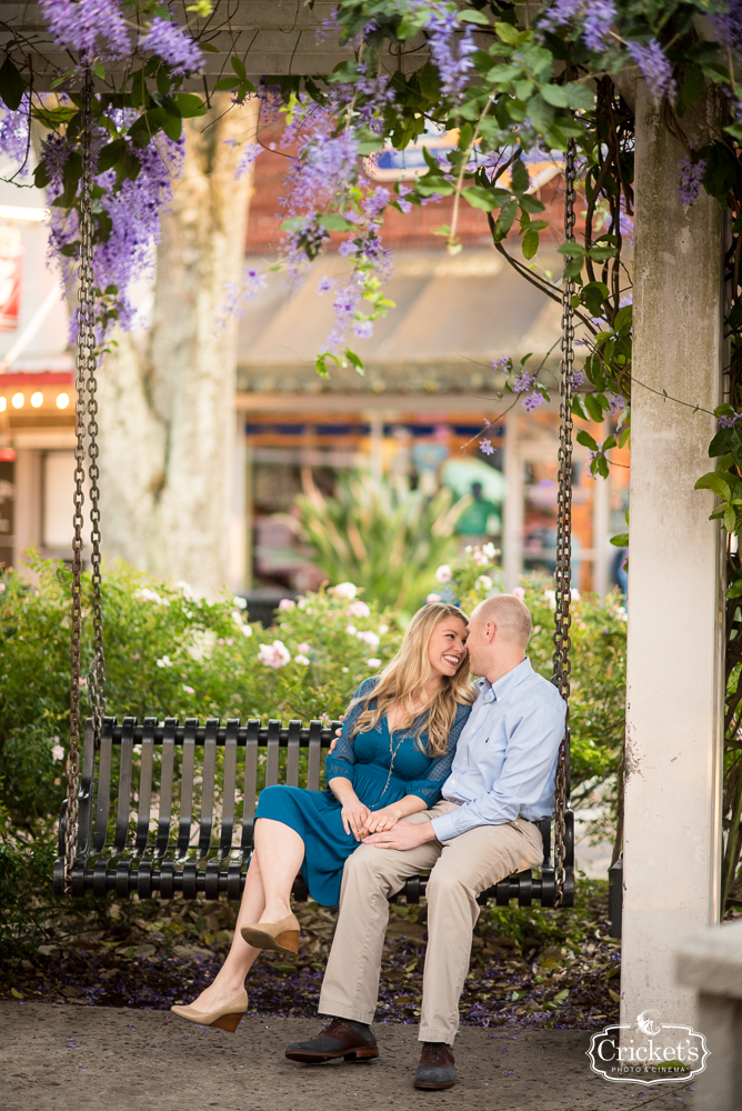 Downtown Winter Garden Engagement Photography