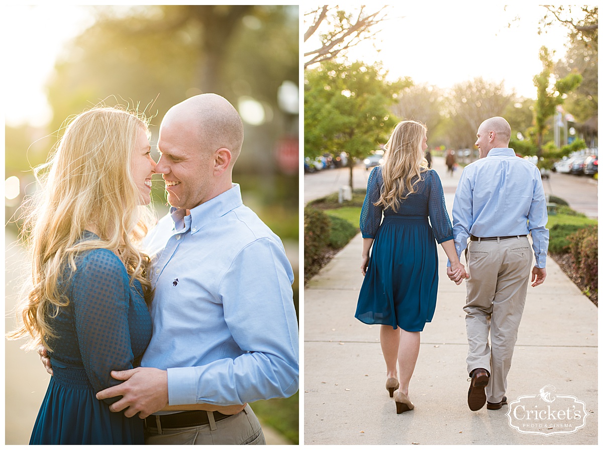 Downtown Winter Garden Engagement Photography