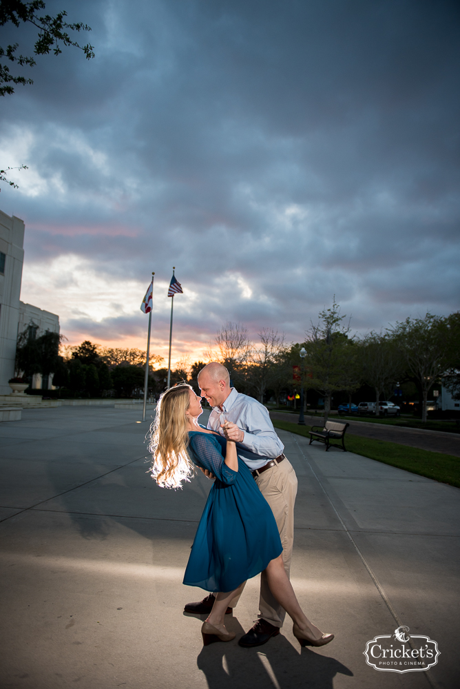 Downtown Winter Garden Engagement Photography