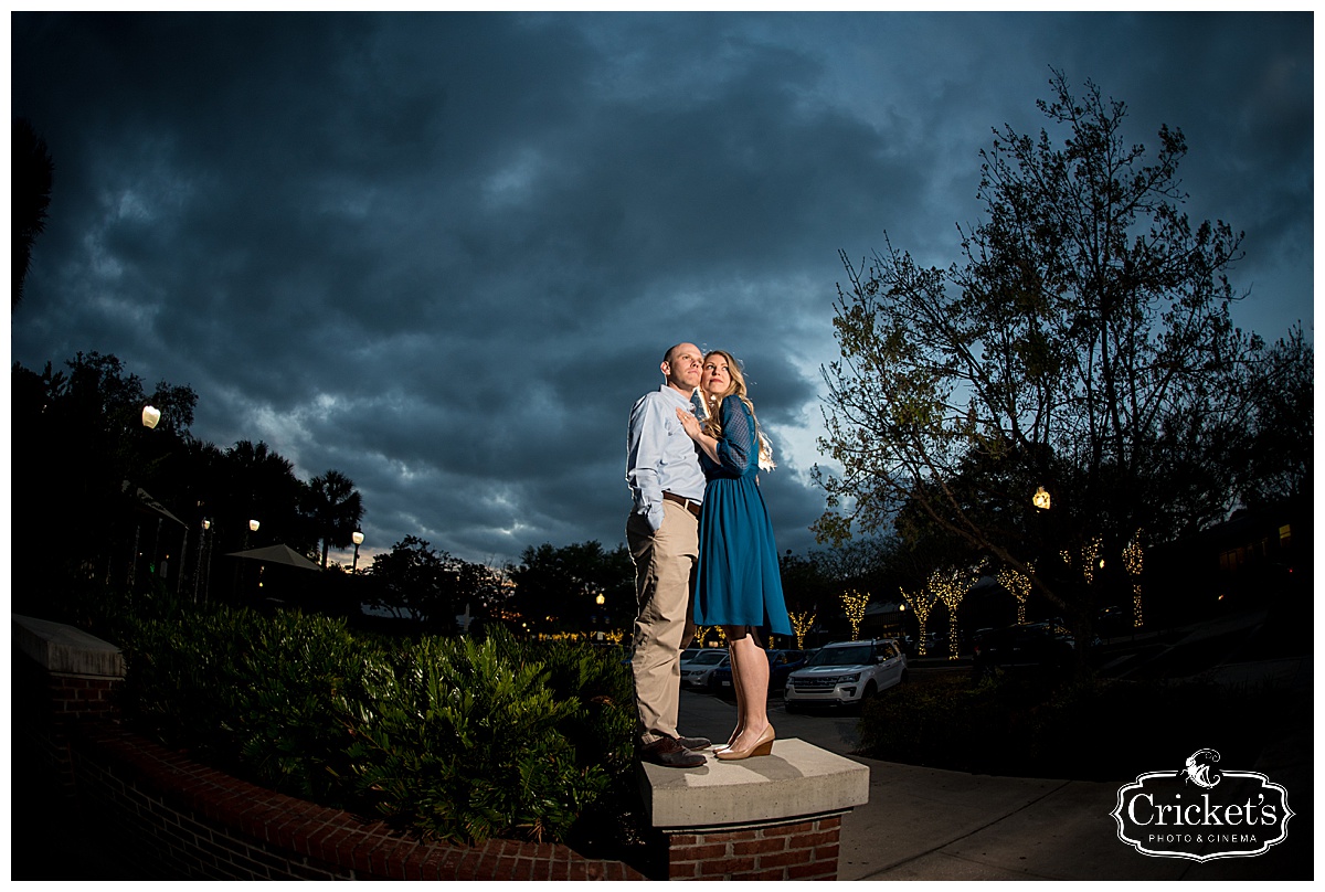 Downtown Winter Garden Engagement Photography