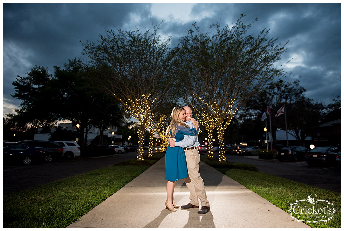 Downtown Winter Garden Engagement Photography